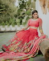 PC 535 Cotton With Kalamkari Print Lehenga With Choli Dupatta Bulk Orders In India